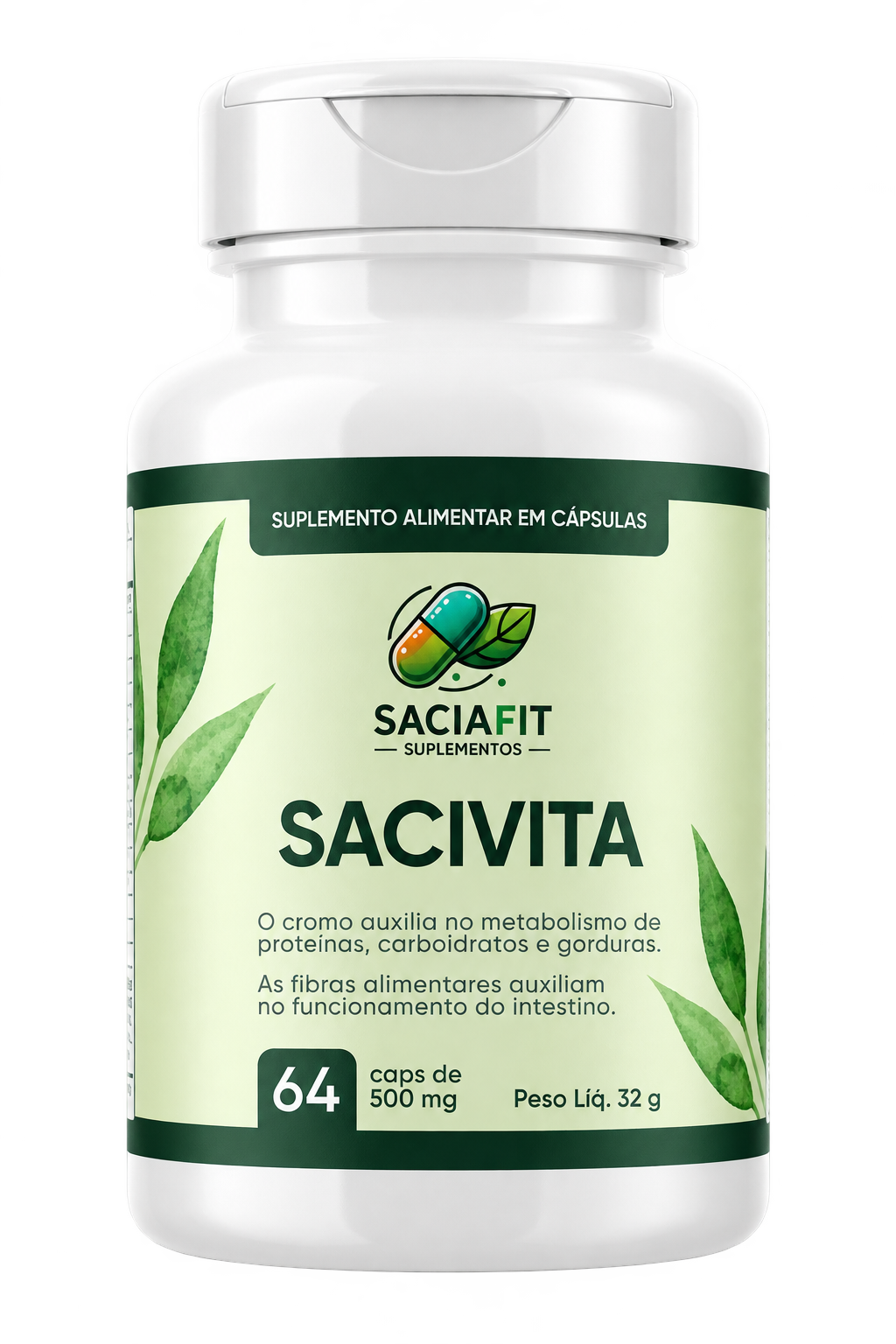 Mockup 3D do pote Sacivita